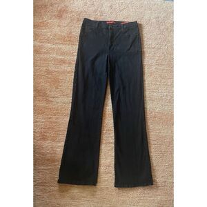 NYDJ Tummy Tuck Jeans Black Bootcut Studded Sides Size 10 Made in USA